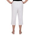 thumbnail image 2 of Alfred Dunner Womens Petite  Embellished Cuff Twill Capri, 2 of 6
