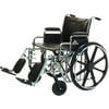 Wheelchair 22" X 18" Removable Desk Arm And Swing Away Legrest 1/EA