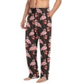 thumbnail image 4 of Top-kevin Multi- Xmas Flamingo Men's Pajama Pants Pjs Bottoms with Pockets Sleep Lounge Pants for Men, 4 of 13