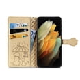thumbnail image 3 of Funda Cartera FOXDOCK para Samsung Galaxy S21 Ultra , Flip PU con Relieve de Gatos y Perros, Tarjetero y Soporte, 3 of 6