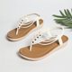 thumbnail image 4 of Sandalias Planas con Correas de Tobillo Multi Correa Pie Post, Plantillas para Pies Planos Acolchados Verano, 4 of 9