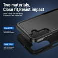 thumbnail image 4 of Entronix Heavy Duty Case designed for Galaxy A16, Shockproof Dual Layer Protection Cover, Black, 4 of 6