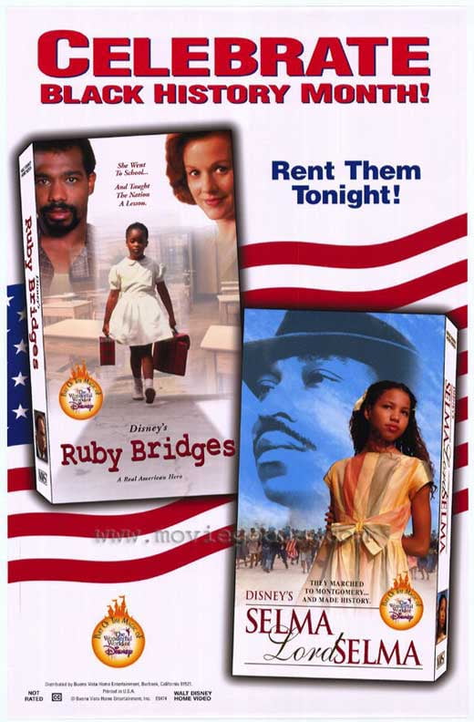 Ruby Bridges movie POSTER (Style A) (11" x 17") (1998)