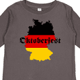 thumbnail image 4 of Inktastic Oktoberfest Germany Map Flag Boys or Girls Long Sleeve Toddler T-Shirt, 4 of 5