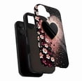 thumbnail image 3 of Valentine’s Day Gift for Women Elegant Heart Floral Sparkle Phone Case Compatible with iPhone 11/12/13/14/15/16 (Pro Max/Plus), 3 of 9