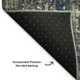 thumbnail image 5 of Addison Rugs Mayfield Premium Machine Washable Transitional Geometric Navy Rectangle Rug, 3' x 5', 5 of 7