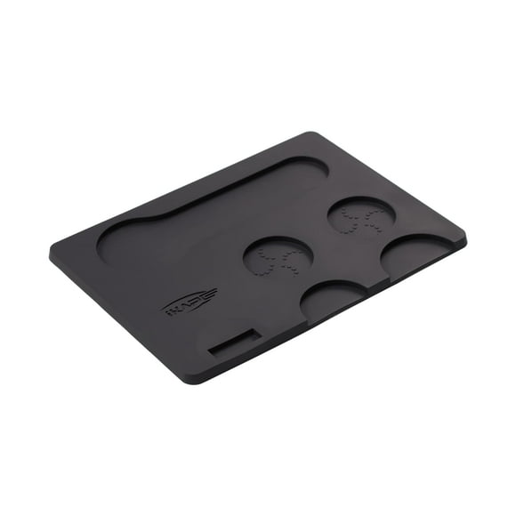 IKAPE Coffee Accessory Tool, Silicone Mat with Portafilter Holder, Espresso Tamping Station Mat, Distributor Food Safe & Non-Slip 11.61''x8.54'' (GJ-MAT)