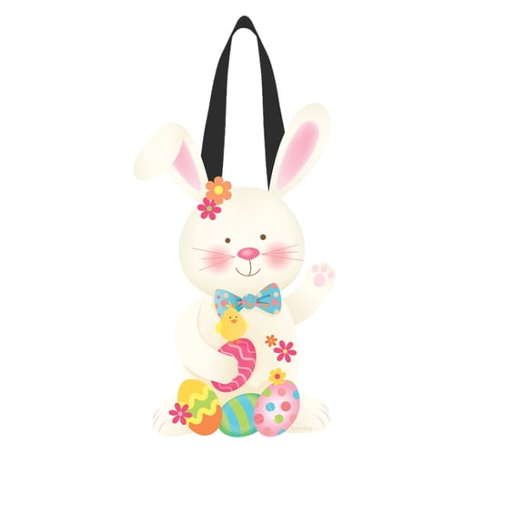 Briarwood Lane Door Hanger 16x16 Easter Bunny Wood For Easter Door Hanger