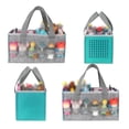 thumbnail image 3 of Eqslft Felt Carrying Case with Handle, Portable Travel Carry Case,Holds 30-40 Figurines + Charger, Play Music Without Removing the Bag,Travel & daily use, 3 of 3