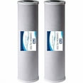 thumbnail image 2 of High Capacity 20” x 4.5” Full Flow Water Filter Replacement Cartridges - CTO Carbon Block - Fits Standard 20" x 4.5" Whole House Water Filtration Systems - 2 PACK, 2 of 4