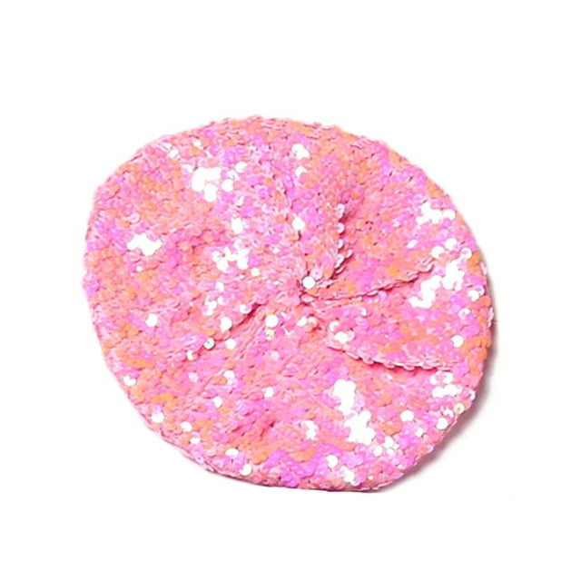 Sonducket Boinas de lentejuelas brillantes elásticas para mujer, sombreros de otoño, primavera y verano, gorros publicitarios de fiesta de colores Sombreros rosado Sonducket PS11561-01
