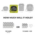 thumbnail image 4 of Enfriador Suave CORE Magnético a Prueba de Fugas para 18 Latas con Cierre Impermeable, 4 of 9