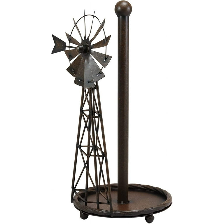 Windmill Paper Towel Roll Holder Kitchen Storage Essentials Farmhouse Home Decor Windmill Paper Towel Roll Holder Kitchen Storage Essentials Farmhouse Home Decor