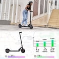 thumbnail image 5 of iScooter Electric Scooter for Adults, 21 Miles Max Range with 21 MPH Top, 500W Foldable Commuting Electric Scooter, 3-Speed & Cruise Control Escooter Teens, 5 of 11