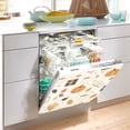 thumbnail image 2 of Yayeee Magnetic Dishwasher Cover for The Front Decoration Home Kitchen Machine Sticker Protector, Beige Fall Pumpkin, 2 of 6