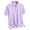 Purple, variant on WREESH Men's Short Sleeve Solid Color Henley Shirt Made of Ice Silk a Cool and Refreshing Summer Top Olive Green