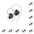 thumbnail image 3 of Cateissary auriculares con cable auriculares deportivos accesorios para juegos equipo para correr regalo dulce suministros de gimnasio regalo de Negro/Con micrófono 10piezas, 3 of 3