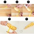 thumbnail image 3 of Spiral Potato Knife Manual Slicer, Multi Functional Manual Rotating Vegetable Spiral Machine with 4 Stainless Steel Bars, Fruit and Vegetable Tools Kitchen Cooking Machine., 3 of 7