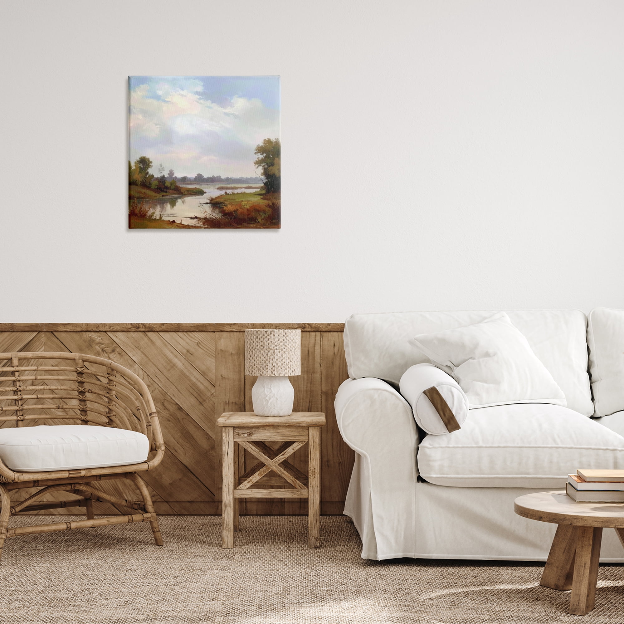 Stupell Industries Riverside Grove Landscape Canvas Wall Art, design by Alonza Saunders