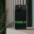 thumbnail image 3 of DistinctInk Clear Case for Apple iPhone 13 PRO (6.1" Screen) - Just Twerk It, 3 of 9