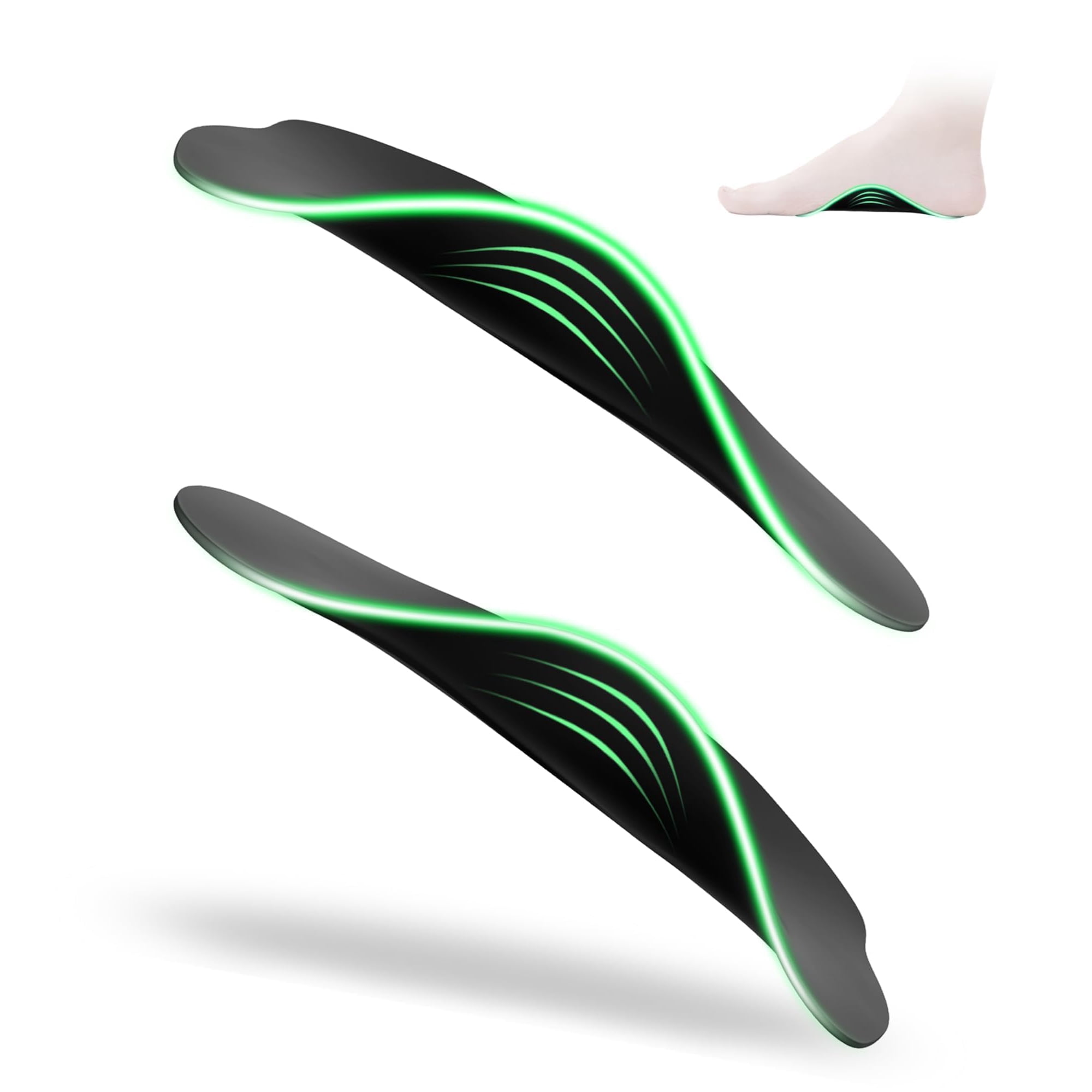 Arch Support Inserts Women Men Orthotic Plantar Fasciitis Foot Pain Relief