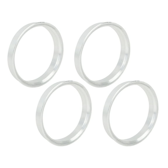 Unique Bargains 4pcs 60.1 mm to 54.1 mm Aluminium Alloy Car Hub Centric Rings Wheel Bore Spacer Silver Tone