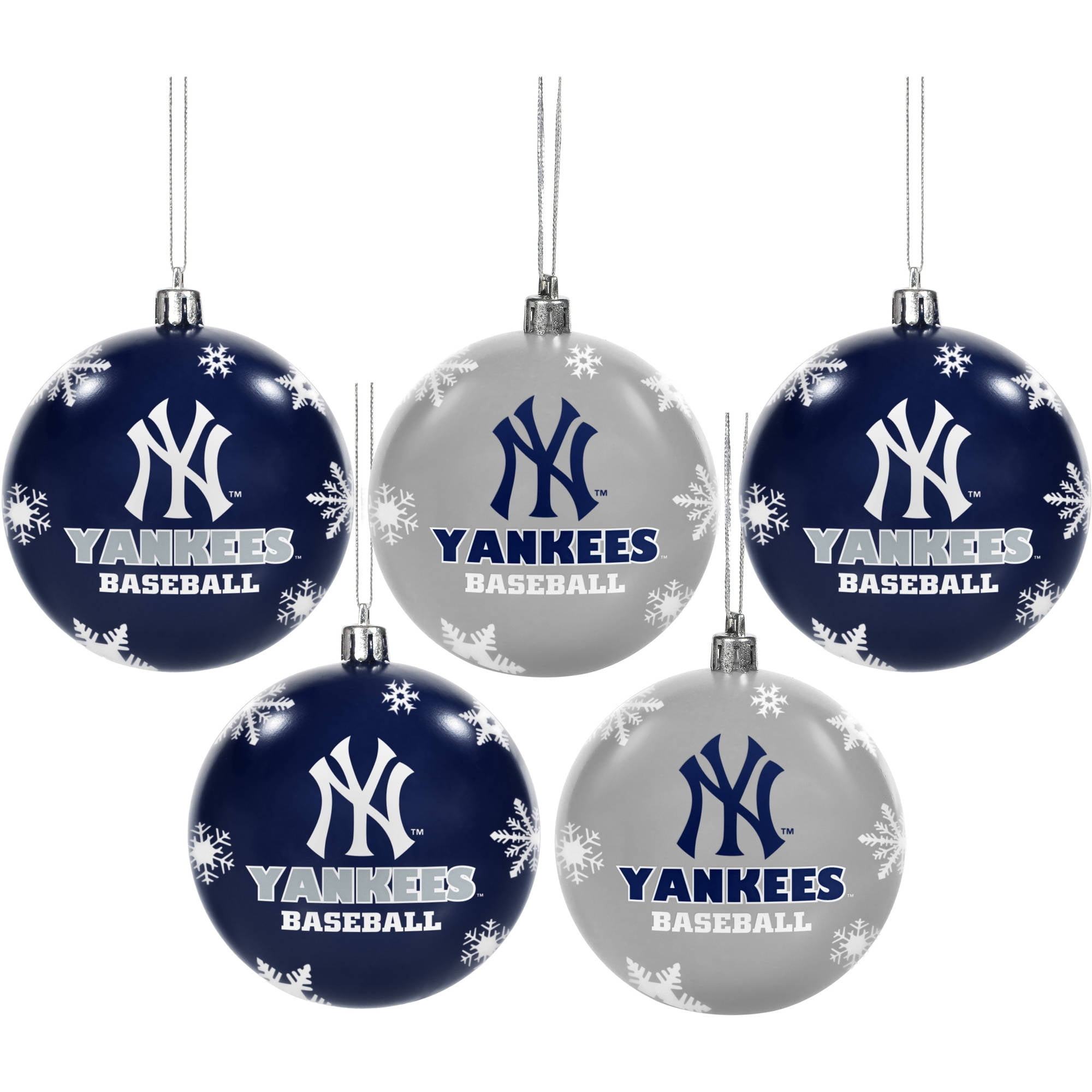 Forever Collectibles 2016 MLB 5Pack Shatterproof Ball Ornaments, New