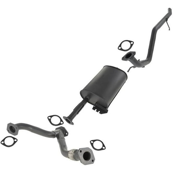 Northeastern Exhaust Stainless Steel Y-Pipe, Muffler & Tail Pipe Fits 1998–2002 Honda Passport 3.2L SUV Federal Emissions – Direct Fit