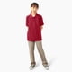 thumbnail image 4 of KS4552 WD BOYS SS PERFORMANCE PIQUE ROJO INGLÉS S Nave de la gota de Dickies KS4552, 4 of 8