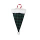 thumbnail image 2 of Juego de bolsas de cubiertos de cuadros de Navidad | Portacubiertos para sombreros de Navidad con borde blanco • Tela rojo verde negra • Decoración organizadora de cubiertos festivos de mesa en pack, 2 of 7
