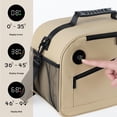 thumbnail image 3 of Smart Cooler Bag with Temperature Display, 14L Insulated Lunch Bag for Work & Camping, Leakproof Thermal Tote with Tri-Color Temp Indicator, Water-Resistant Picnic Bag for Beach & Hiking, Khaki, 3 of 8