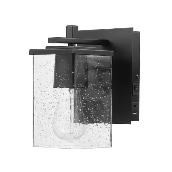 Open Box Globe Barrett Plugin wall sconce