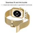 thumbnail image 3 of Compatible con Apple Watch Band de 42 a 44 mm, hebilla de acero inoxidable, correa de metal, correa de repuesto para Iwatch Series 4, Series 3, 3 of 5