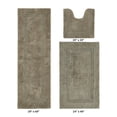 thumbnail image 2 of Better Trends 3 Piece Bathroom Rugs Set 100% Cotton Soft Bath Rug Water Absorbent, Reversible, Machine Washable for Bathroom Decor Toilet Base Contour, Luxury Runner Mat Beige Lux Collection, 2 of 4