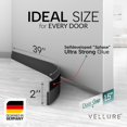 thumbnail image 2 of Barridor de puerta Vellure® Premium Draft Stopper, 2 x 100 cm, negro, 2 of 7
