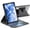 black, variant on Touch Bluetooth keyboard case for iPad 9th/8th/7th, 10.2-inch, with pen holder (purple)