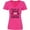 Cyber Pink, variant on Inktastic Only the Best Nieces Get Promoted to Cousin Women's V-Neck T-Shirt