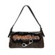 thumbnail image 4 of Bolso de hombro con estampado de letras bordadas con remaches europeos y americanos, bolso cruzado de estilo motociclista personalizado para mujer, 4 of 5