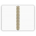 thumbnail image 3 of Crackled Blush | 5.25x8.25" Compact Wire Journal | Non-Dated | Foil Stamped Cover | BrownTrout, 3 of 8