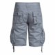 thumbnail image 5 of Pantalones para Hombre con Bolsillos Y Cintura Elástica, Botón Casual Clásico, Pantalones Cortos de Carga de Verano para Hombres, 5 of 8