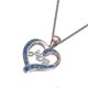 thumbnail image 3 of Collar con Forma de Corazón Yashi con Diamantes y Letras de Miembros de la Familia, Plata de Ley 925, 3 of 4