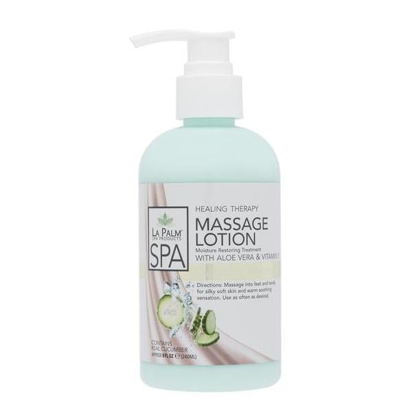 La Palm ORGANIC Healing Therapy Massage Lotion w/ Aloe Vera + Vitamin E