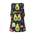 thumbnail image 5 of Fotbe Avocado Love Pattern Men's Quick Dry Workout Tank Top Gym Muscle Tee Fitness Bodybuilding Sleeveless T Shirt Breathable Workout Shirt-, 5 of 9