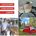 thumbnail image 3 of Bungees with Hook [Pack of 2 Bungees] [100cm Rope] [Reverse Hook] - Ideal for Carrying Loads, Packing, Camping, 3 of 3
