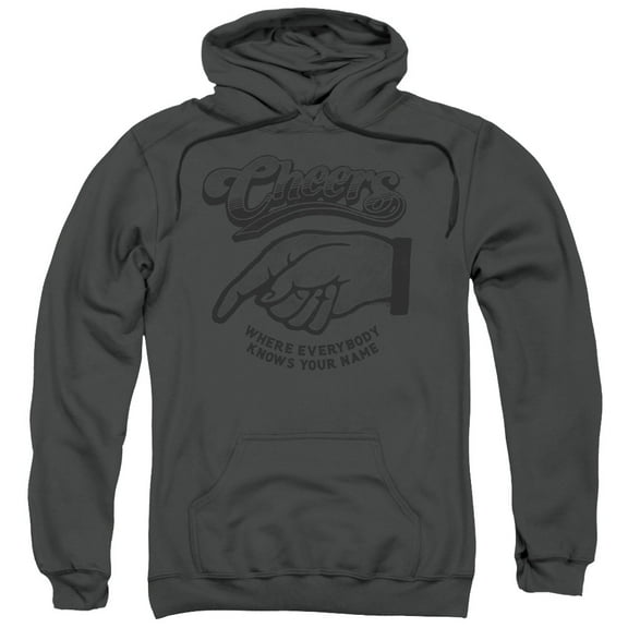 Cheers The Standard Adult Pullover Hoodie Sweatshirt Charcoal