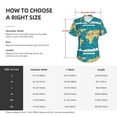 thumbnail image 4 of Goofa World Map With Landmarks Pattern Women's Slim-Fit Short-Sleeve V-Neck T-Shirt,Classic-Fit Short-Sleeve V-Neck T-Shirt-3X-Large, 4 of 5