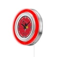 thumbnail image 2 of Illinois State University 15" Double Neon Wall Clock, 2 of 5