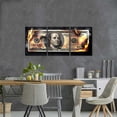 thumbnail image 3 of Hieng Dollar Money Canvas Wall Art Decor Vintage 100 Dollar Bill Motivational Poster Painting for Home Decor and Office Living Room Artwork Unframed, 3 of 6