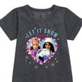 thumbnail image 2 of Barbie - Holidays & Christmas - Let It Snow - Toddler & Youth Girls Fleece Dress, 2 of 4