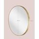 thumbnail image 5 of SONGMICS Espejo Decorativo de Pared, Espejo de Pared Redondo, Marco Metálico, 61 cm de Diámetro, Dorado, 5 of 5